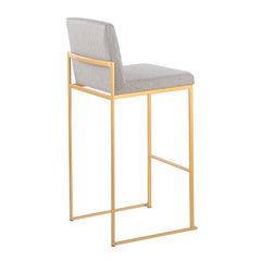 Contemporary High Back Barstool