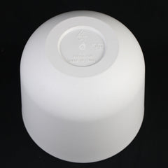 4-Piece White Plastic Round Planter Pot Set – Minimalist Modern Design