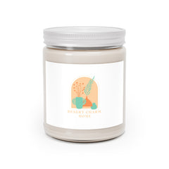9oz Scented Soy Candle — Desert Charm Home (White Lid)