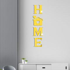 Acrylic Mirror Stickers Home Love Combo Letter Heart Wall Decor