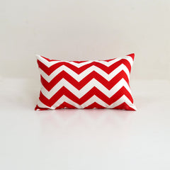 Striped Wavy Waterproof Outdoor Throw Pillow with Insert