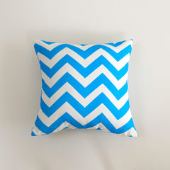 Striped Wavy Waterproof Outdoor Throw Pillow with Insert