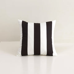 Striped Wavy Waterproof Outdoor Throw Pillow with Insert