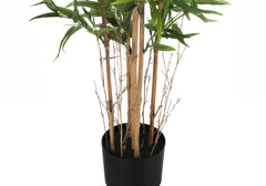 50-Inch Artificial Bamboo Tree Potted Faux Greenery Indoor Floor Decor