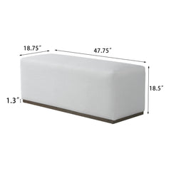 Simple and Elegant Footstool Bench