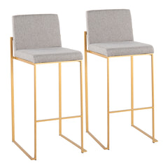 Contemporary High Back Barstool