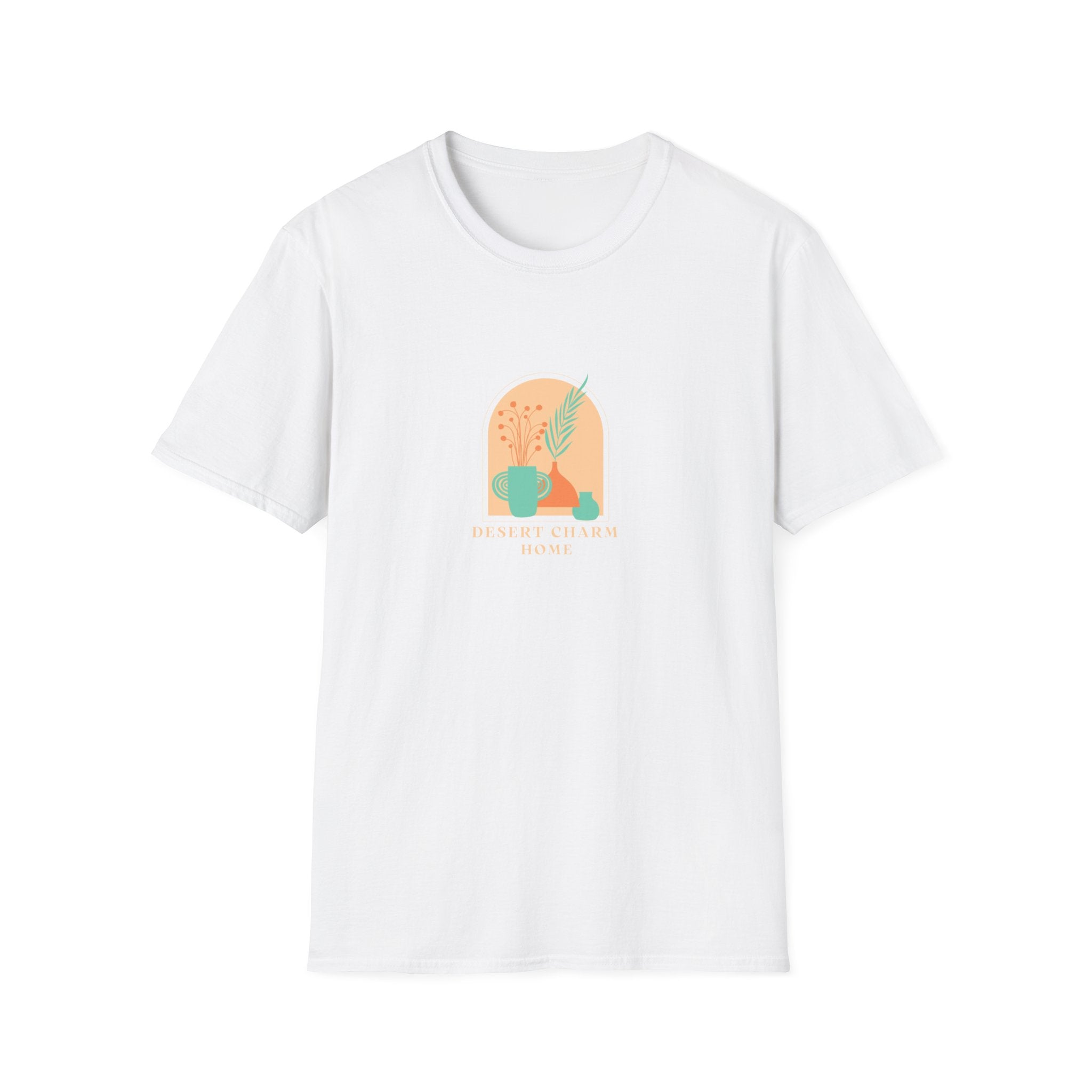 Abstract Sunset Cactus T-Shirt