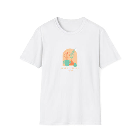 Abstract Sunset Cactus T-Shirt