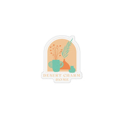 Desert Charm Home Custom Shape Magnet — Boho Plant & Vase Kitchen Decor