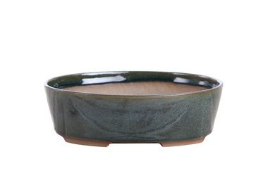 Willow Bonsai Ceramics Oval 8 Inch Stoneware Bonsai Planter