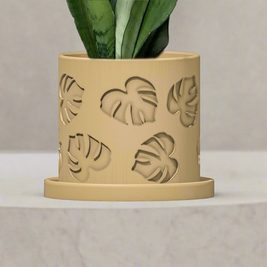 Monstera Leaf Planter