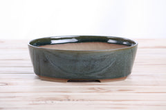 Willow Bonsai Ceramics Oval 8 Inch Stoneware Bonsai Planter