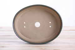 Willow Bonsai Ceramics Oval 8 Inch Stoneware Bonsai Planter