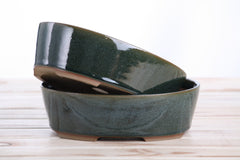 Willow Bonsai Ceramics Oval 8 Inch Stoneware Bonsai Planter