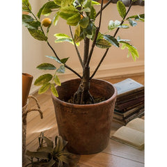 Large Terracotta Red Concrete Planter Pot Durable Garden Container