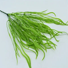 Small Artificial Boston Fern Greenery Potted Plant Home Garden Decor