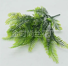 Small Artificial Boston Fern Greenery Potted Plant Home Garden Decor