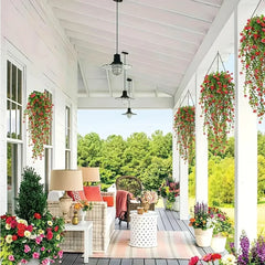 3-Piece Artificial Eucalyptus Hanging Plants