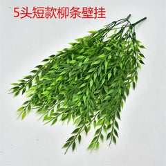 Small Artificial Boston Fern Greenery Potted Plant Home Garden Decor