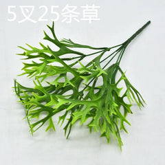 Small Artificial Boston Fern Greenery Potted Plant Home Garden Decor
