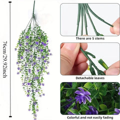 3-Piece Artificial Eucalyptus Hanging Plants