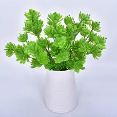 Small Artificial Boston Fern Greenery Potted Plant Home Garden Decor