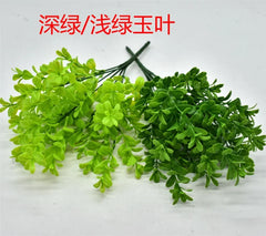 Small Artificial Boston Fern Greenery Potted Plant Home Garden Decor