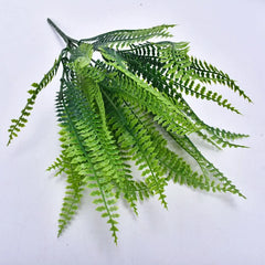 Small Artificial Boston Fern Greenery Potted Plant Home Garden Decor