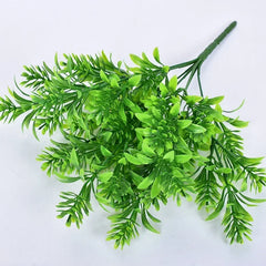Small Artificial Boston Fern Greenery Potted Plant Home Garden Decor