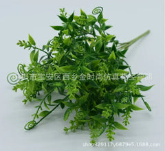 Small Artificial Boston Fern Greenery Potted Plant Home Garden Decor