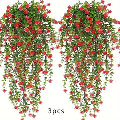 3-Piece Artificial Eucalyptus Hanging Plants