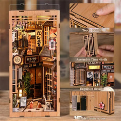 Cat’s Alley DIY Miniature House 3D Wooden Book Nook Kit