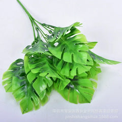 Small Artificial Boston Fern Greenery Potted Plant Home Garden Decor