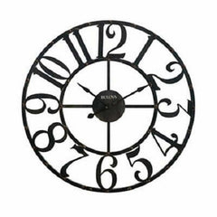 Bulova C4821 Gabriel Wall Clock 36 Inches , Rustic Black