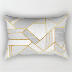 12"x20" modern geometric lumbar throw pillow 12 designs chic abstract & art deco prints gold accent decor insert included