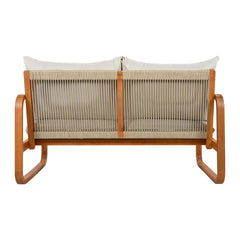 4 Piece Acacia Wood Outdoor Patio Furniture Set Seating