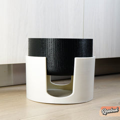 Modern Elevated Planter Stand Set 2 Piece Indoor Plant Pots